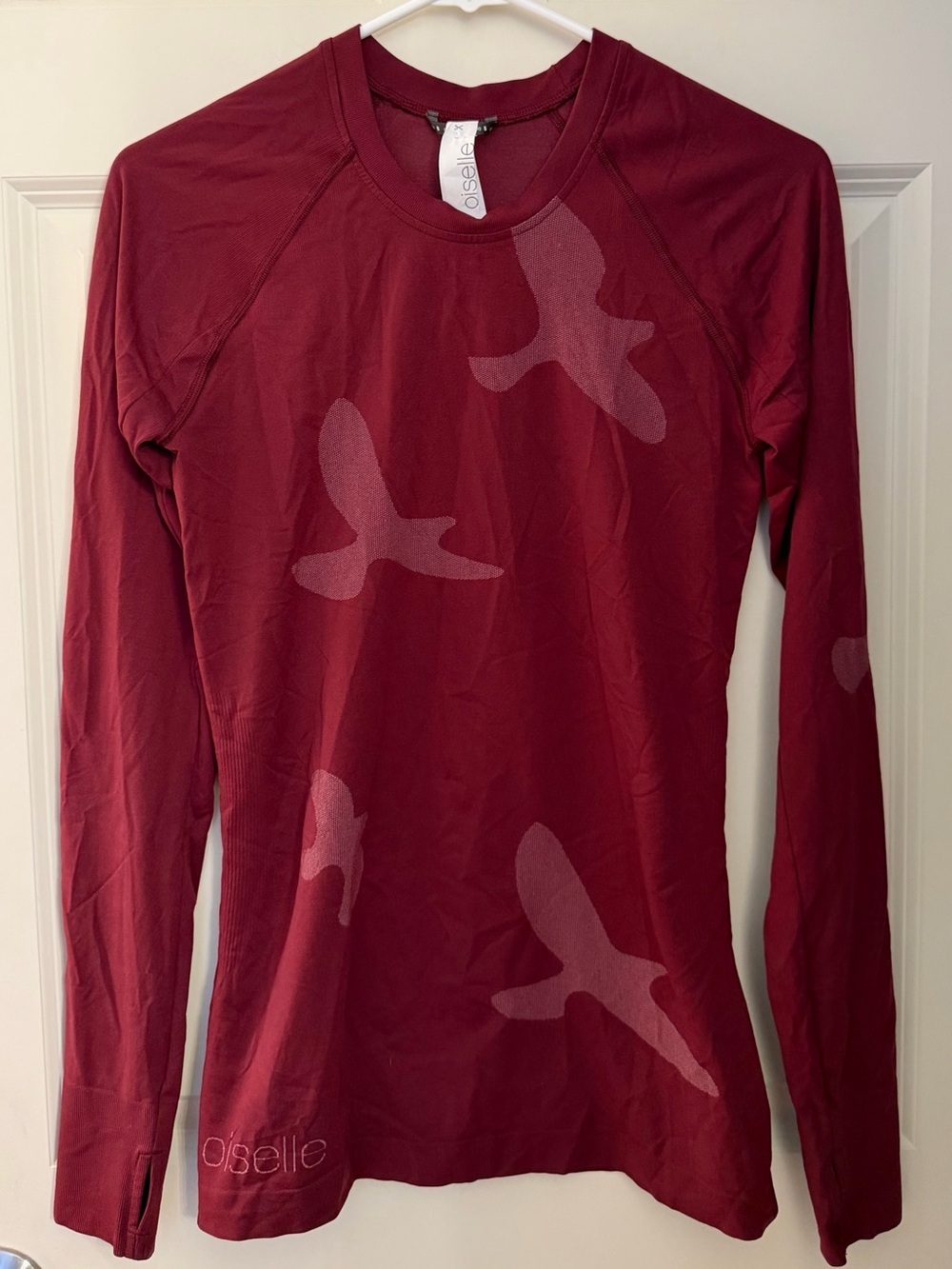 Oiselle Flyte Long Sleeve Running Shirt, Size S